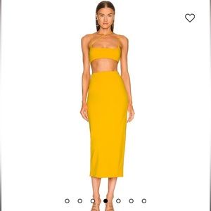 X REVOLVE Amira Crop Top and Midi Skirt Set